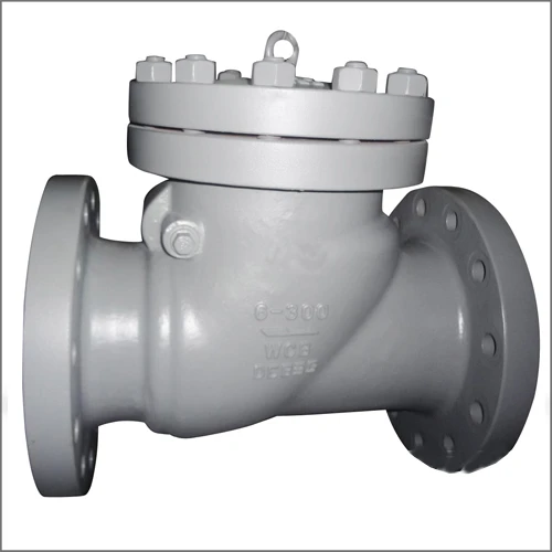 API 6D Cast Steel Check Valve, ASTM A216 WCB, 6IN, CL300, RF